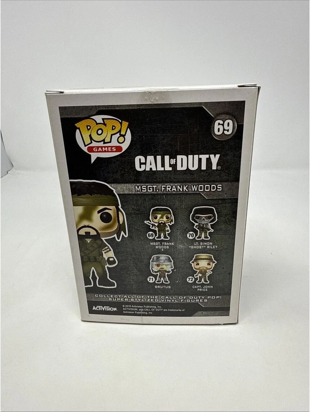 Funko Pop! Vinyl MSGT Frank Woods #69 GameStop Exclusive Call of Duty Vaulted
